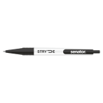 White Black Stryde Ball Pen